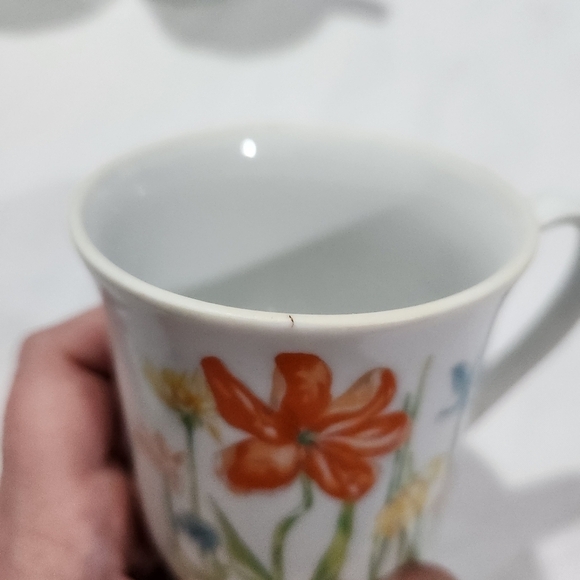 Tivoli Tuscany Mugs Fine China Made in Japan Wildflowers Floral Coffee Tea or Me - Picture 11 of 17